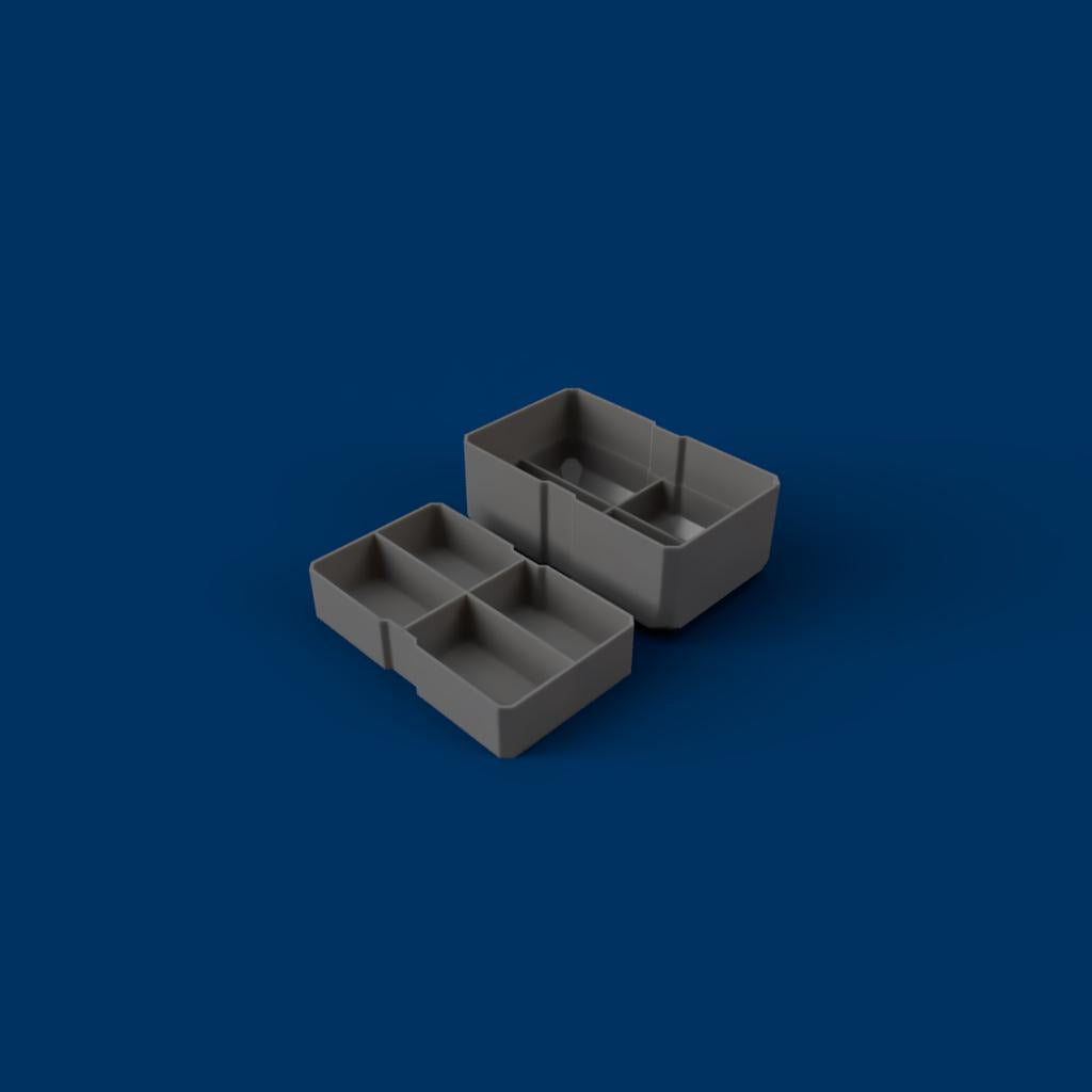 3-Drawer Bins - Stacked