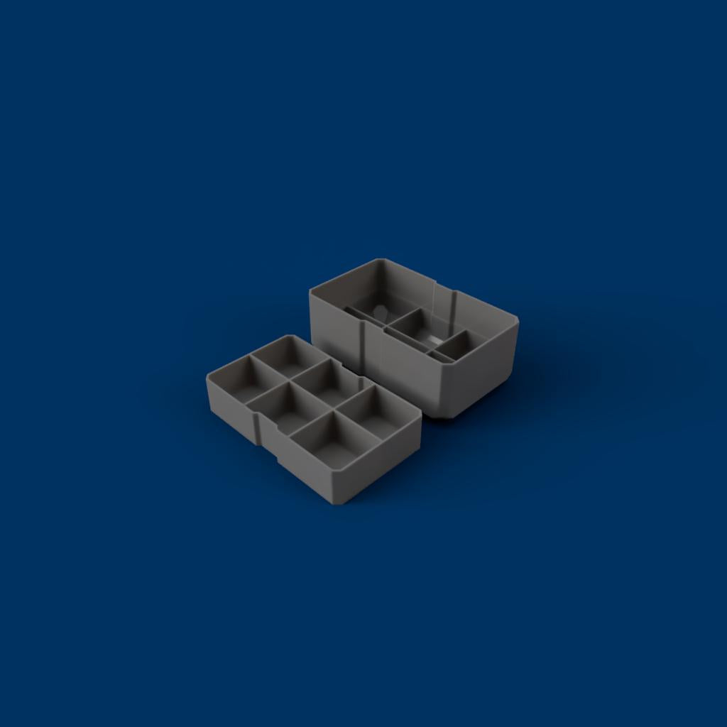 3-Drawer Bins - Stacked