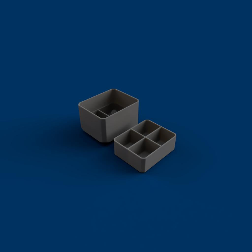 3-Drawer Bins - Stacked