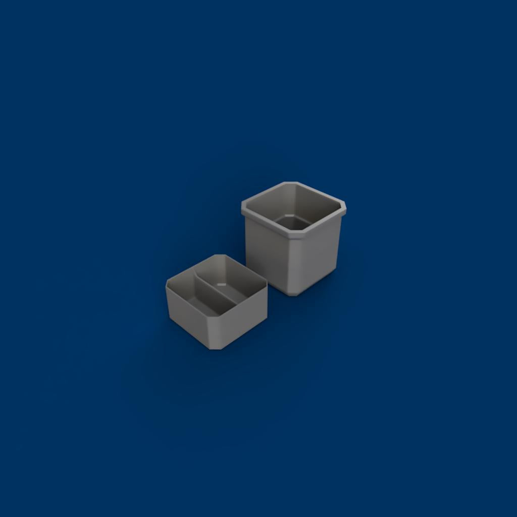 Small Bins - Standard - Stacked
