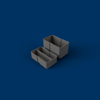 2-Drawer Bins - Stacked