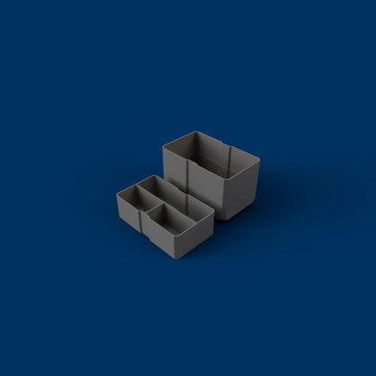 2-Drawer Bins - Stacked